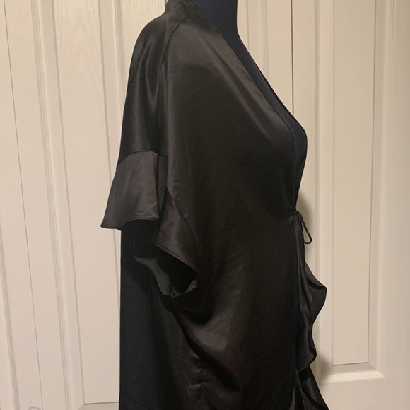 Sexy Satin Tie Robe - Picture 3 of 6